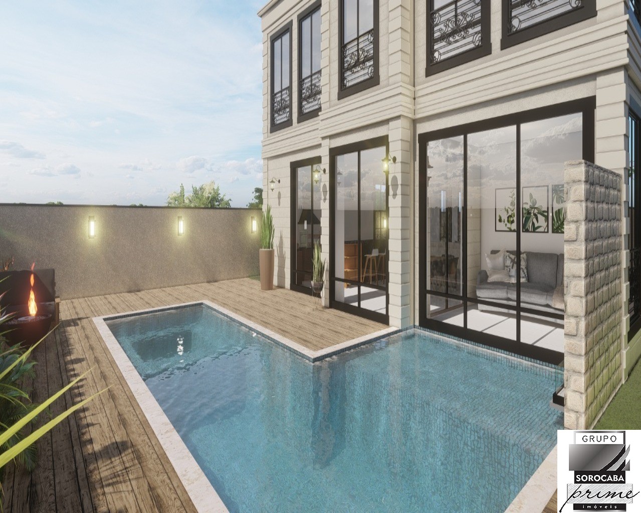 Sobrado com 5 dormitórios à venda, 390 m² - alphaville nova 