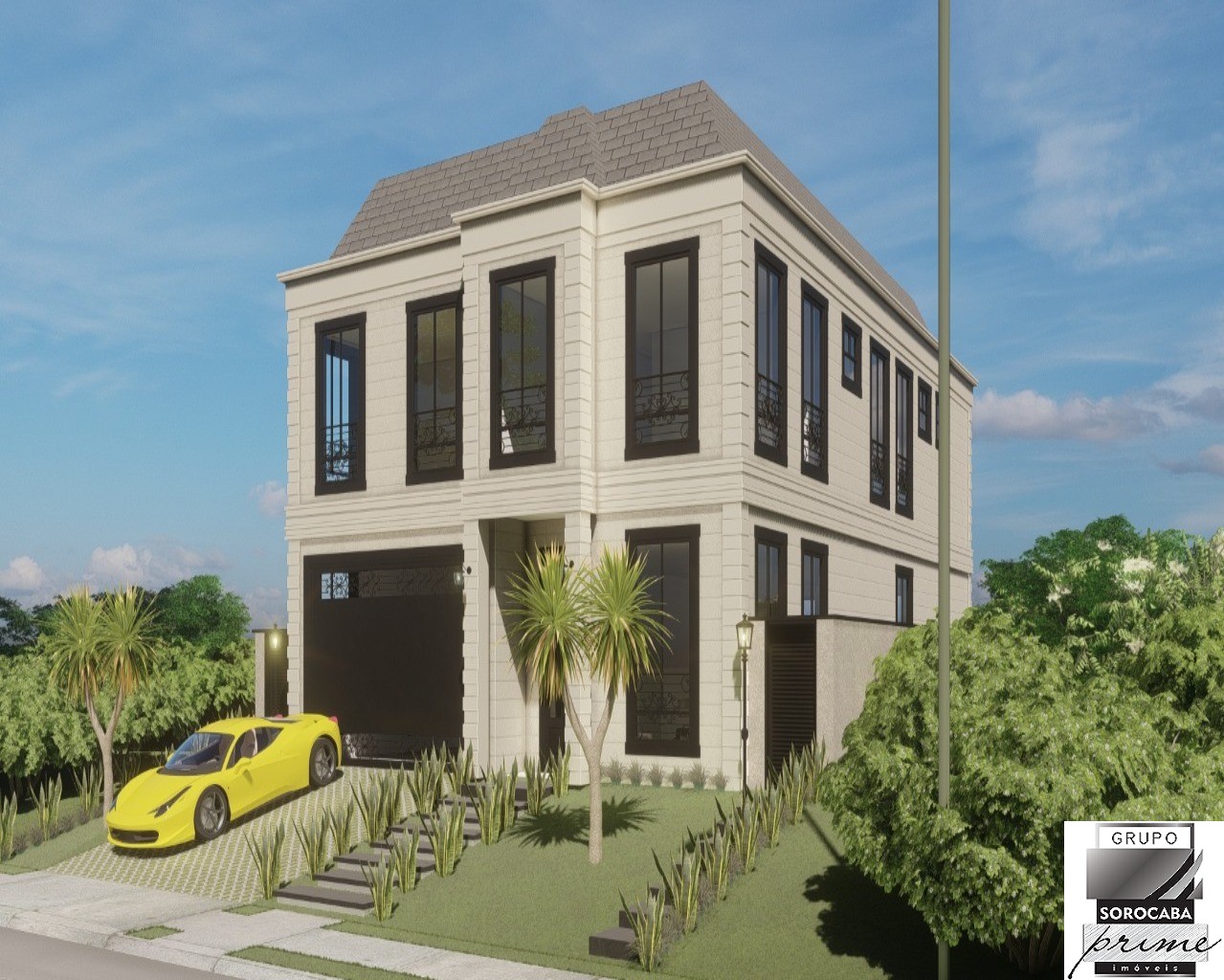 Sobrado com 5 dormitórios à venda, 390 m² - alphaville nova 