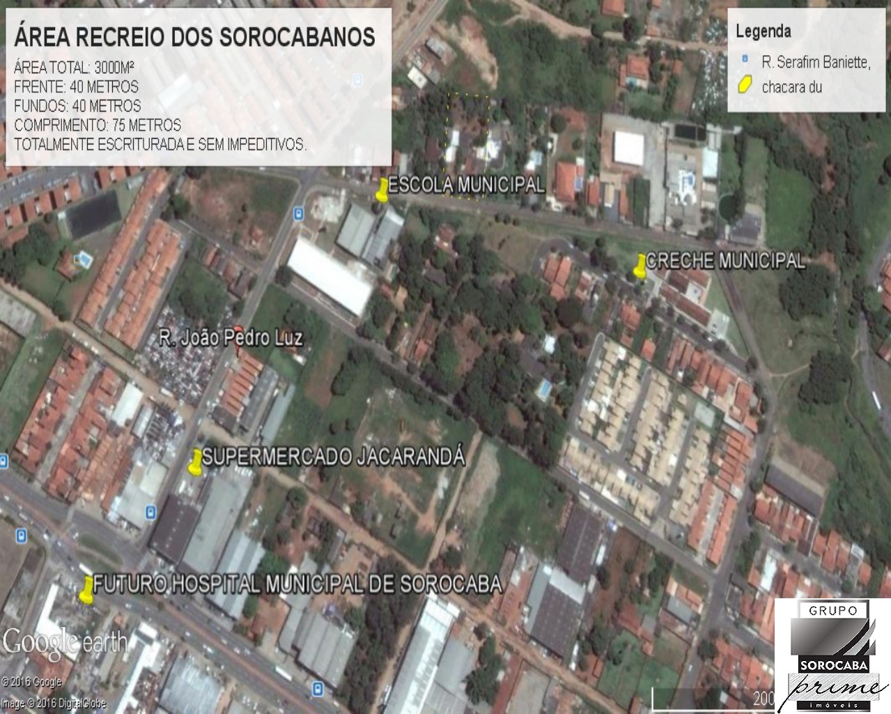 Area residencial em sorocaba - sp, caguaçu