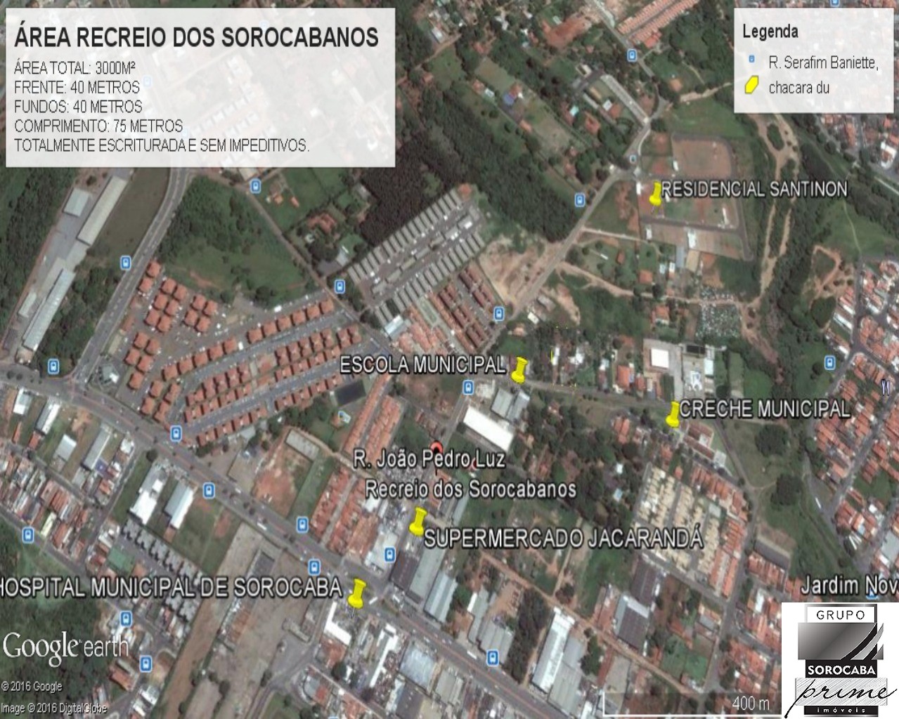 Area residencial em sorocaba - sp, caguaçu