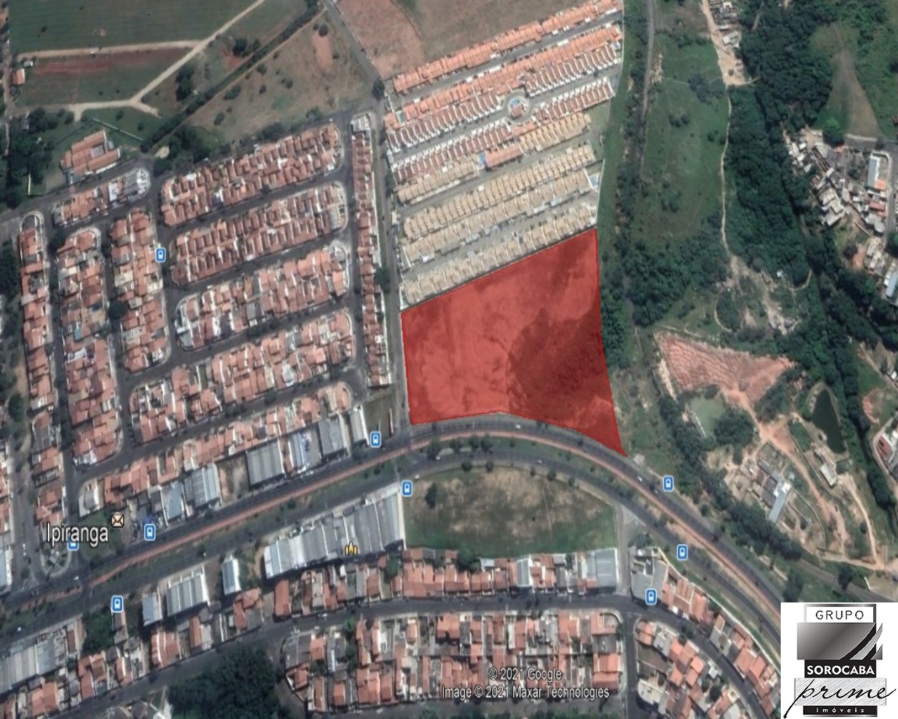 Área 24 mil m² - frente para avenida - sorocaba sp