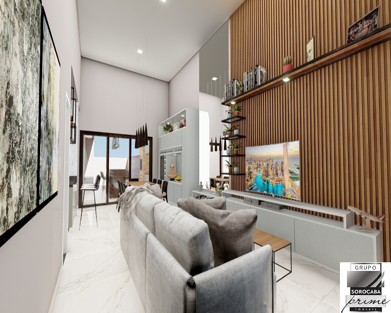 Casa com 3 dormitórios à venda, 153 m²- condomínio ibiti res