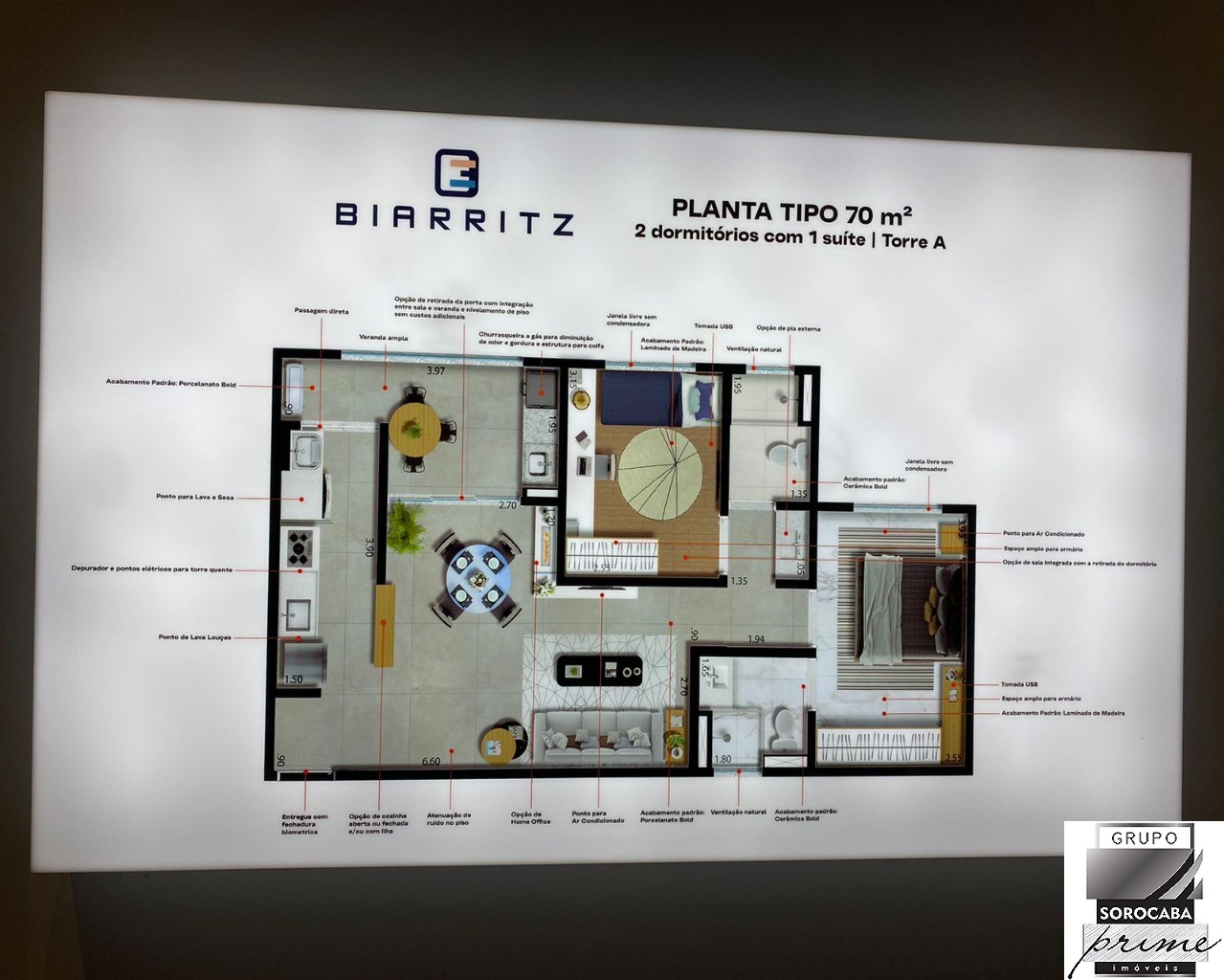 Apartamento residencial, biarritz, R$641.400,00.