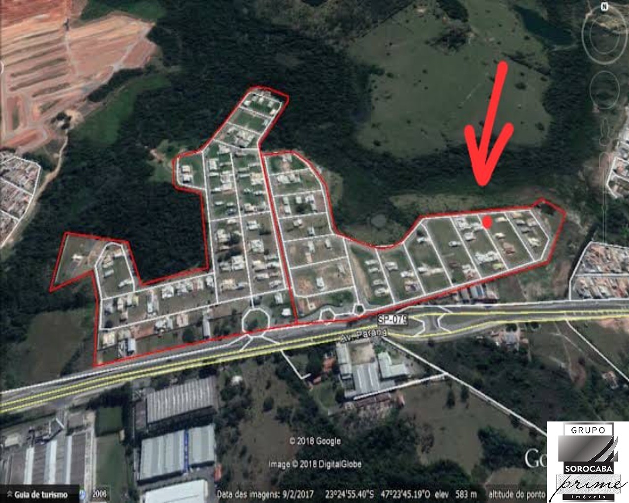Terreno residencial, cajuru do sul, R$190.000,00.