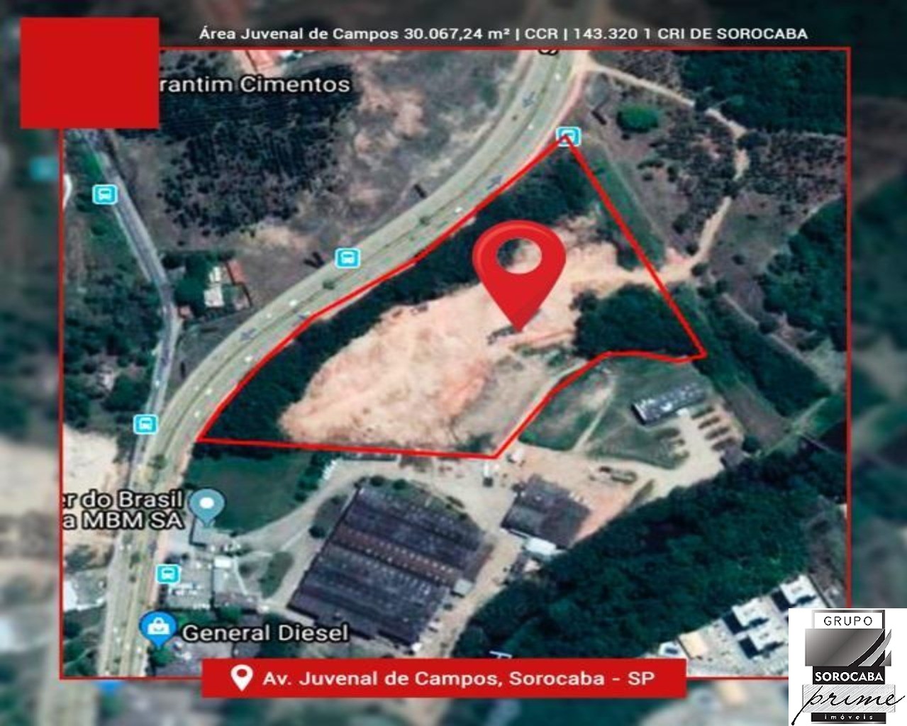 Área à venda, 32000 m² por R$ 33.000.000 - jardim faculdade 