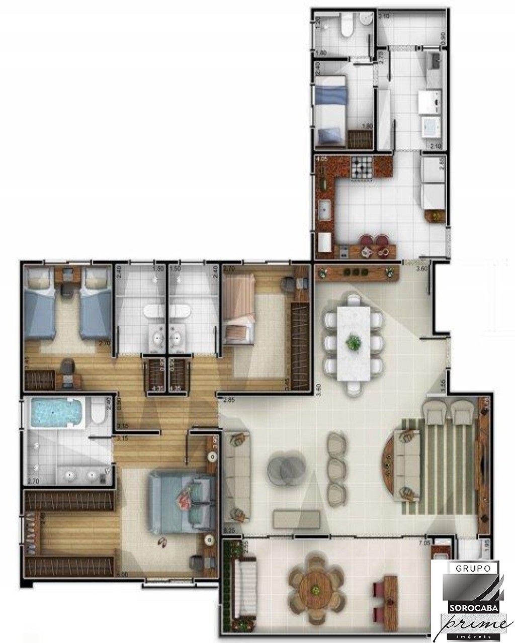 Apartamento com 4 dormitórios à venda, 166 m² por R$ 180.000