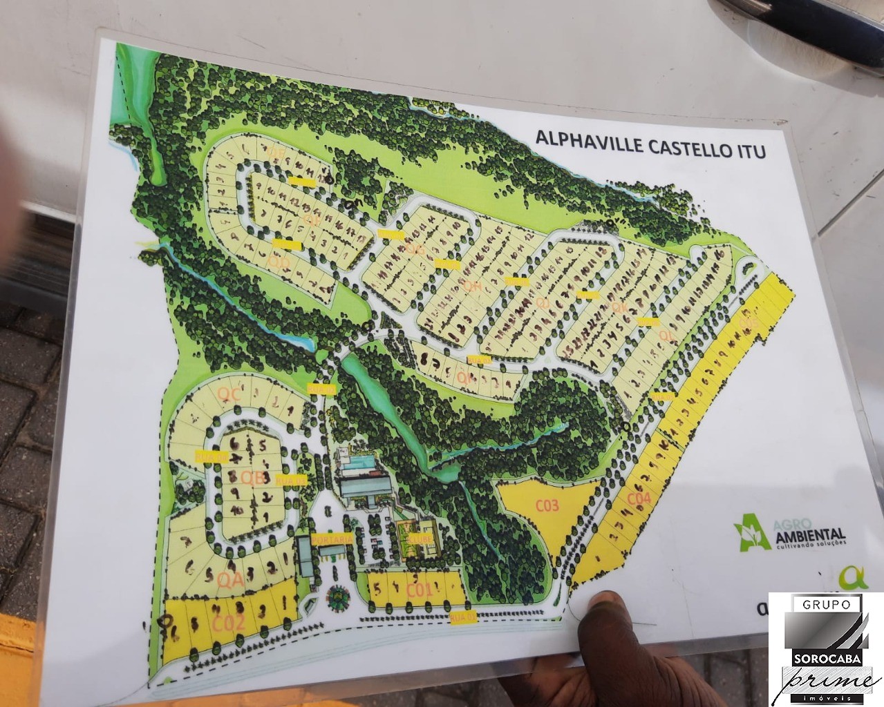 Terreno residencial no condomínio alphaville itú, R$310.000,