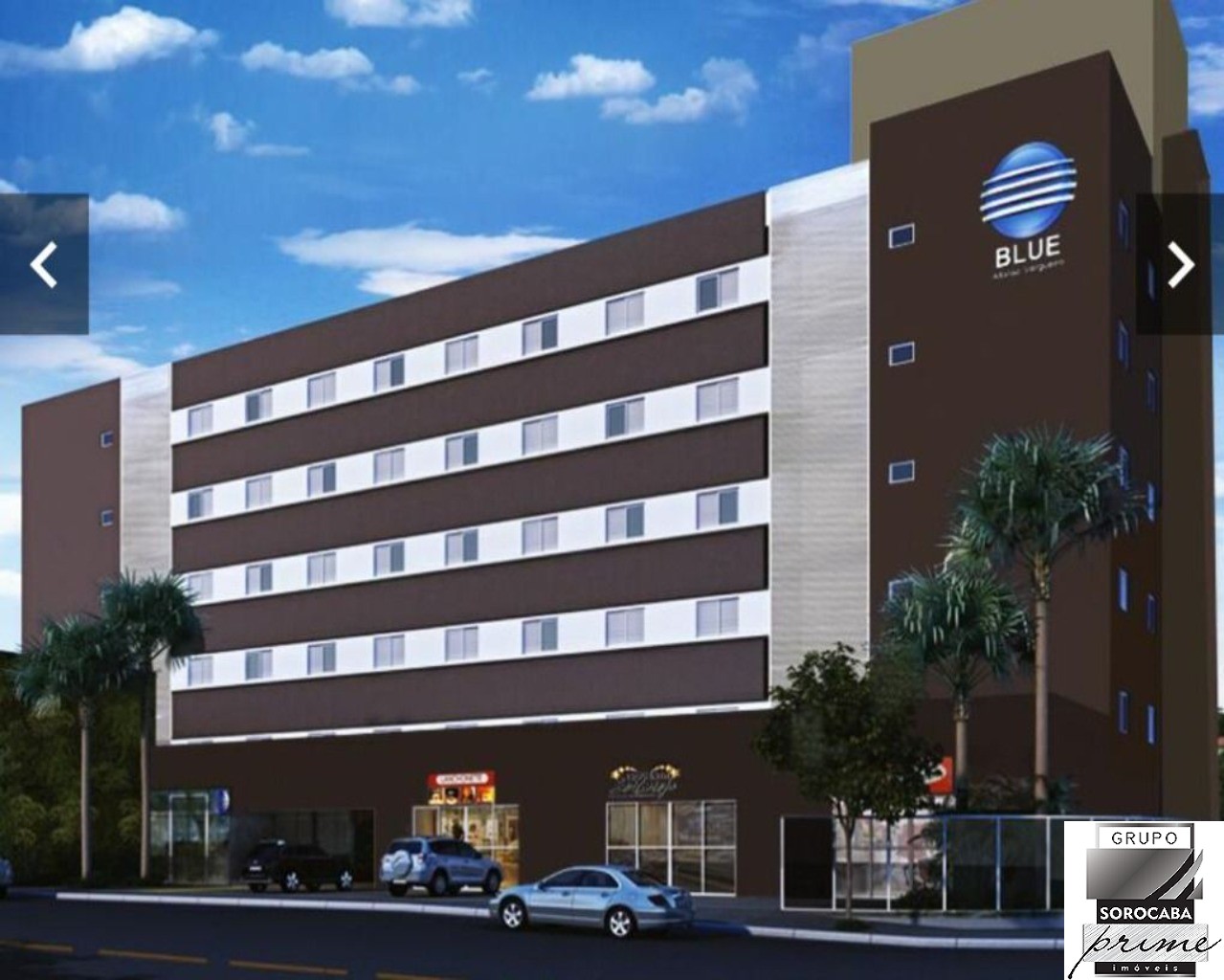 Apartamento com 1 dormitório para alugar, 34 m² por R$ 4.380