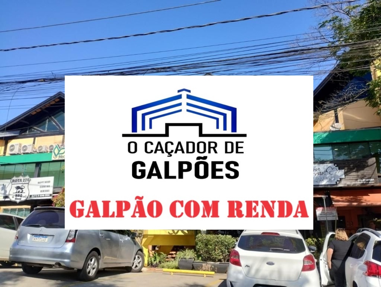 Shopping à venda em Cotia na Rodovia Raposo Tavares. Imóvel com renda.
