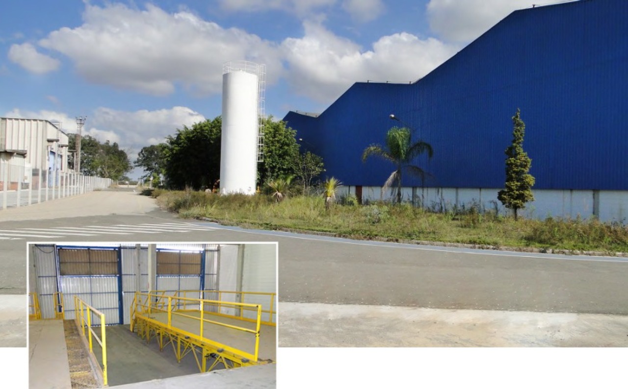 Galpão industrial monousuário para alugar em Sorocaba à 1 Km da Castelinho