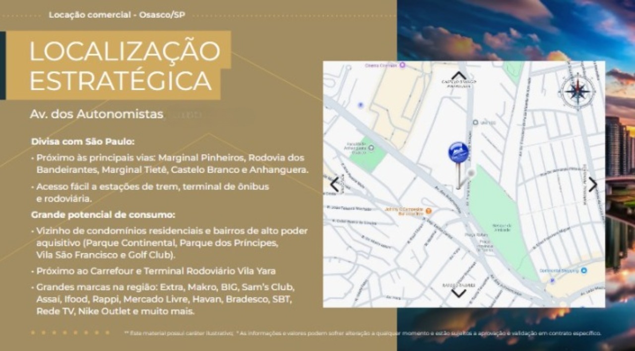 Galpão para alugar em osasco no melhor ponto da cidade