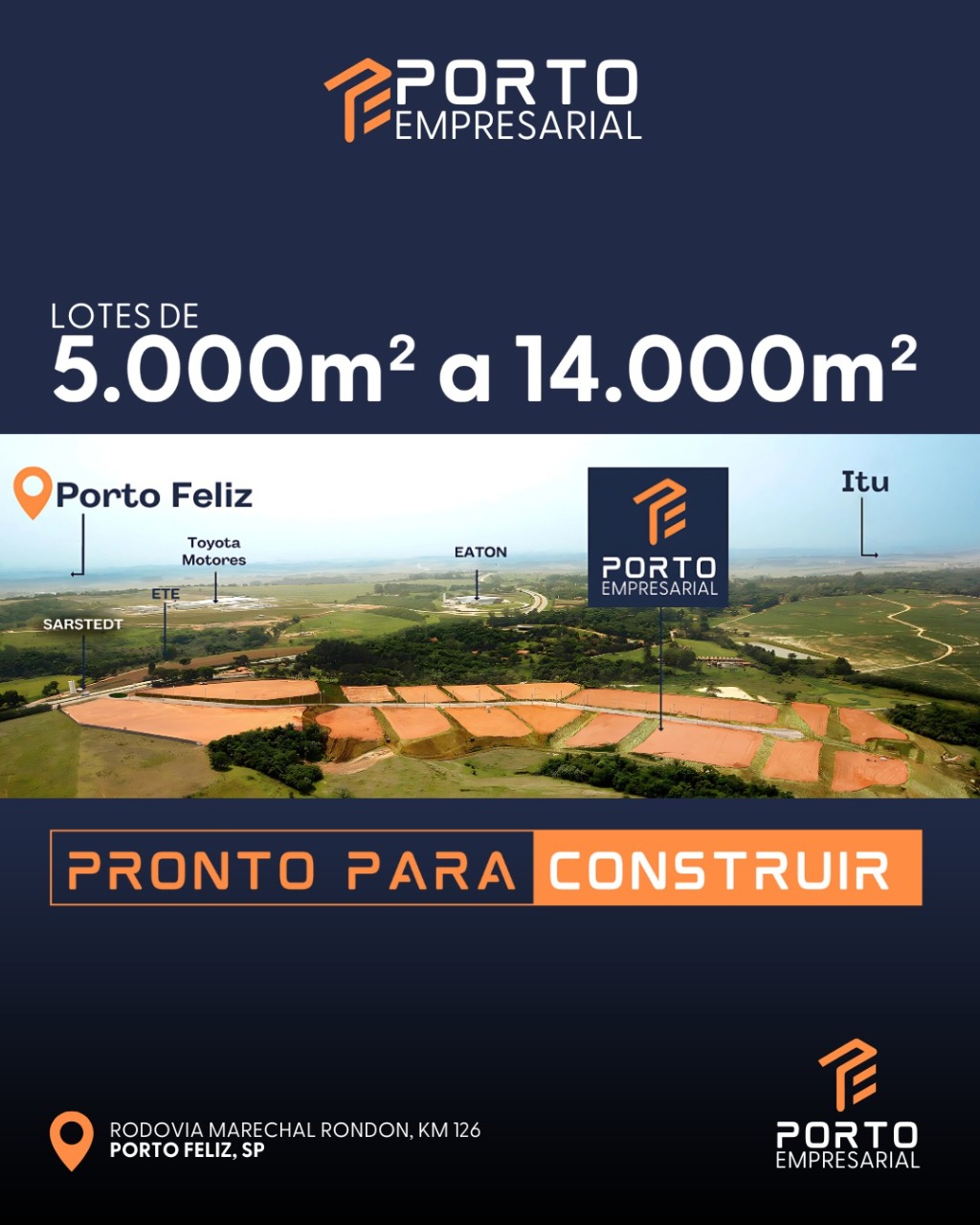 Terreno industrial para venda em porto feliz, condomínio fec - foto 6