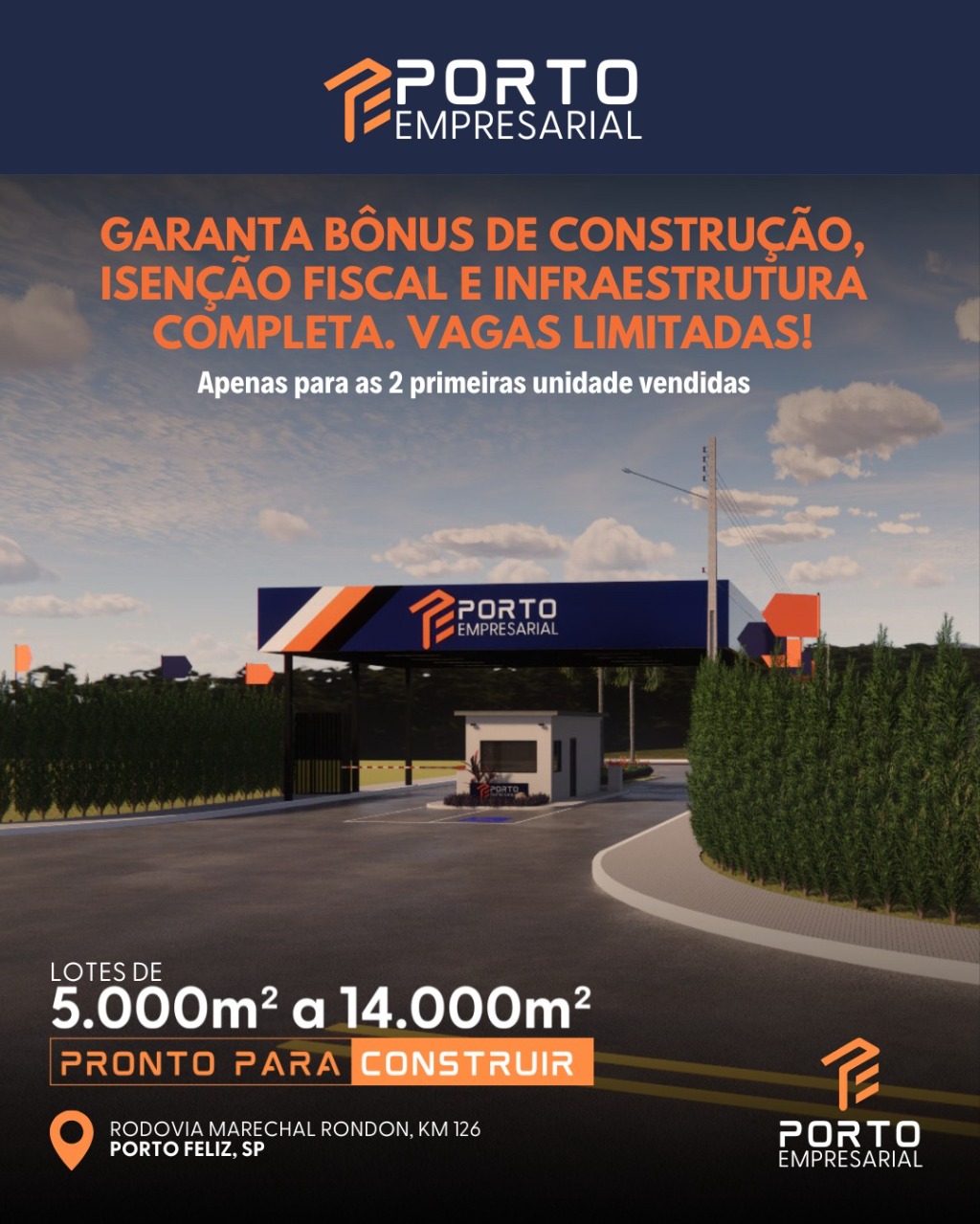 Terreno industrial para venda em porto feliz, condomínio fec - foto 4