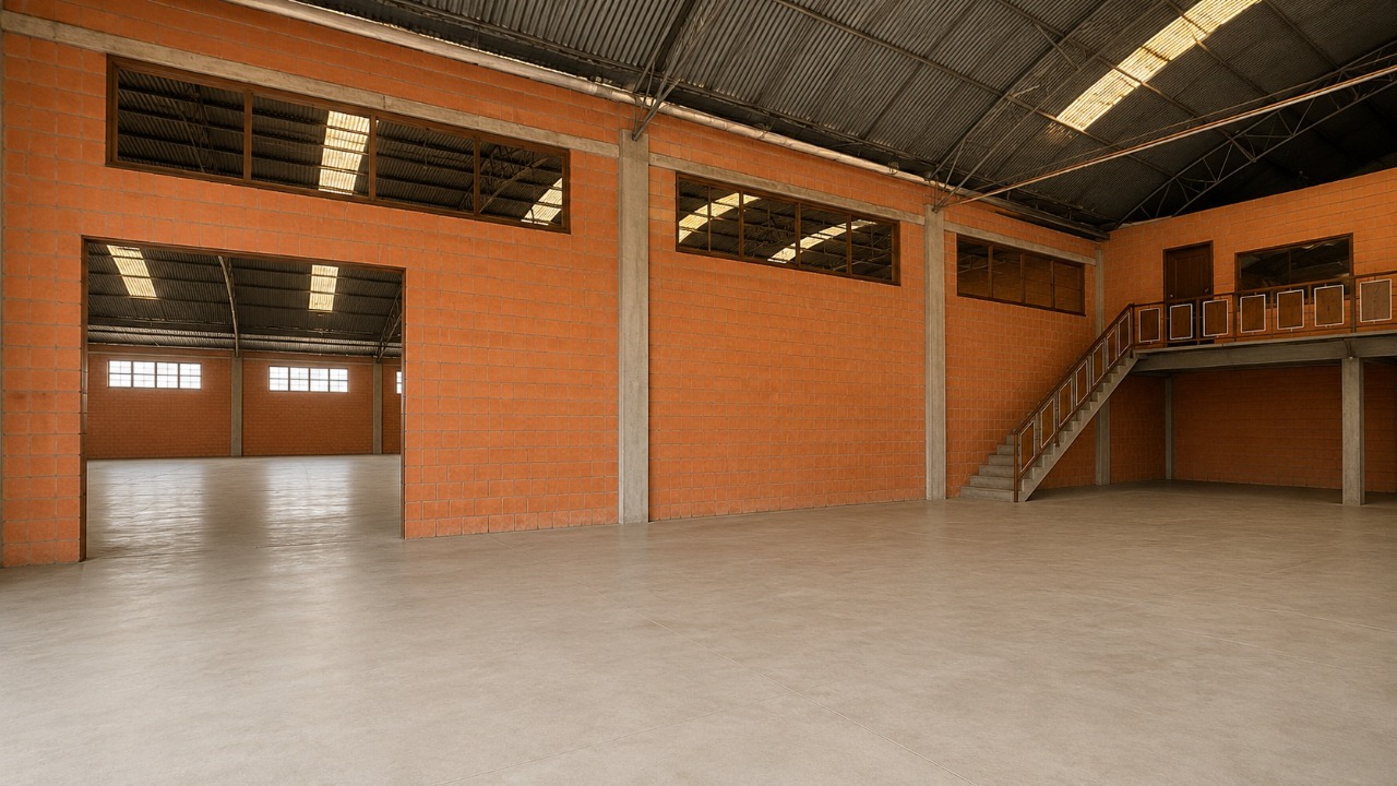 Galpão para alugar em Sorocaba com 2.738 m², frente de 100 m para a Av. Ipanema, pátio, 2 acessos de caminhão e 60 vagas