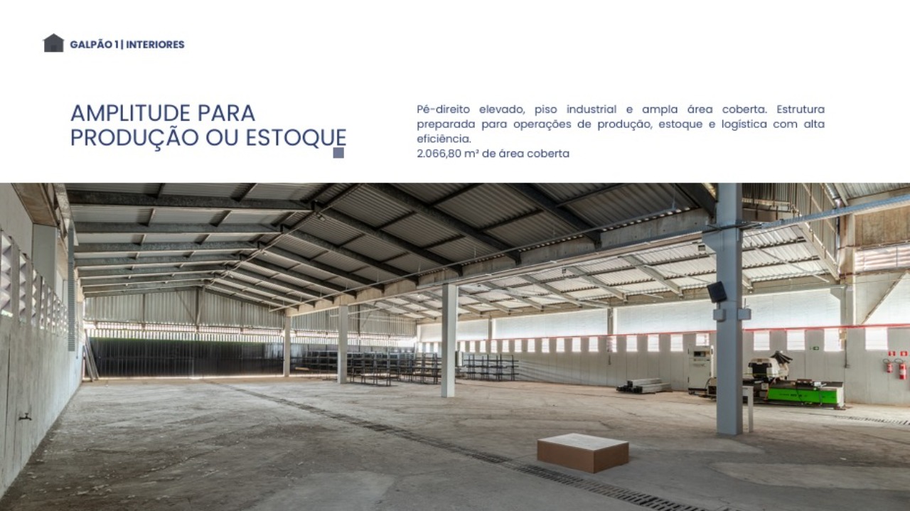 Imóvel Industrial à Venda em Salto de Pirapora/SP: 17.564 m² de Terreno e 7.281 m² de Área Construída no Distrito Industrial I