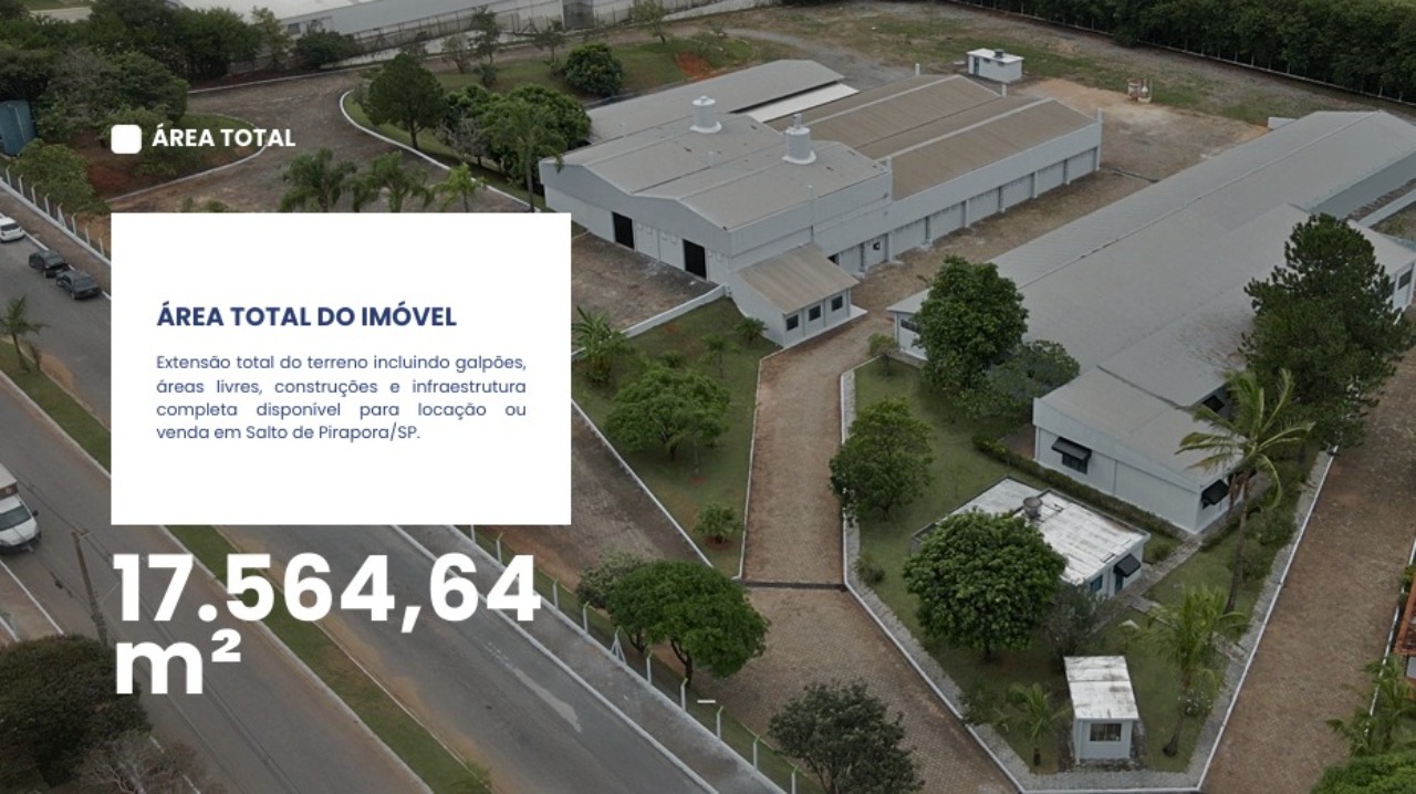 Imóvel Industrial à Venda em Salto de Pirapora/SP: 17.564 m² de Terreno e 7.281 m² de Área Construída no Distrito Industrial I