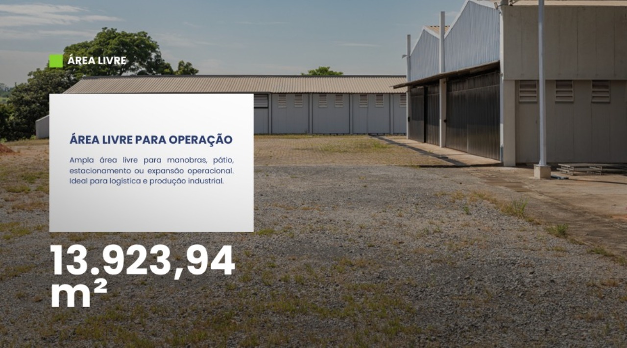 Imóvel Industrial à Venda em Salto de Pirapora/SP: 17.564 m² de Terreno e 7.281 m² de Área Construída no Distrito Industrial I