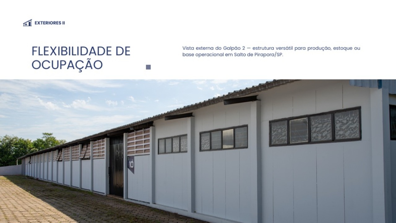 Imóvel Industrial à Venda em Salto de Pirapora/SP: 17.564 m² de Terreno e 7.281 m² de Área Construída no Distrito Industrial I