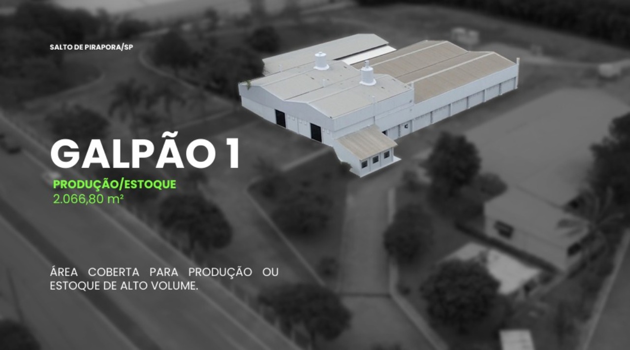 Imóvel Industrial à Venda em Salto de Pirapora/SP: 17.564 m² de Terreno e 7.281 m² de Área Construída no Distrito Industrial I