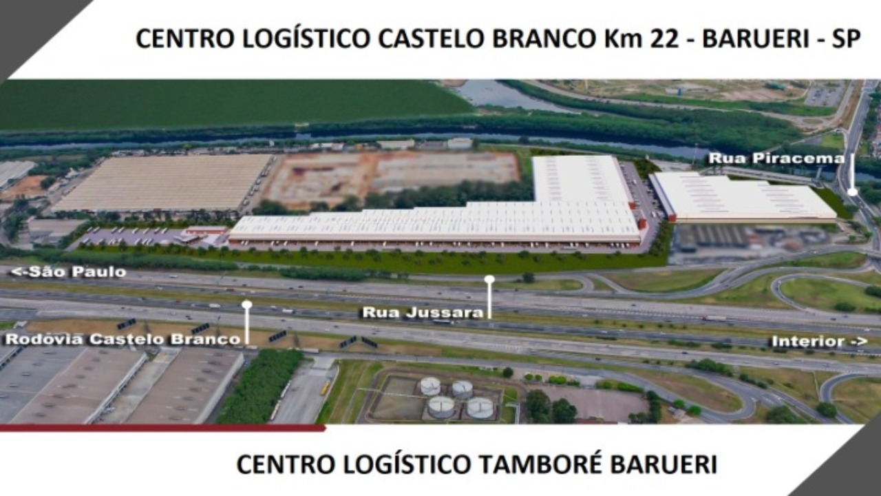 Centro Logístico em Barueri no Km 22 da Rodovia Castelo Branco 12m de pé-direito, docas, sprinkler e segurança 24h - foto 1