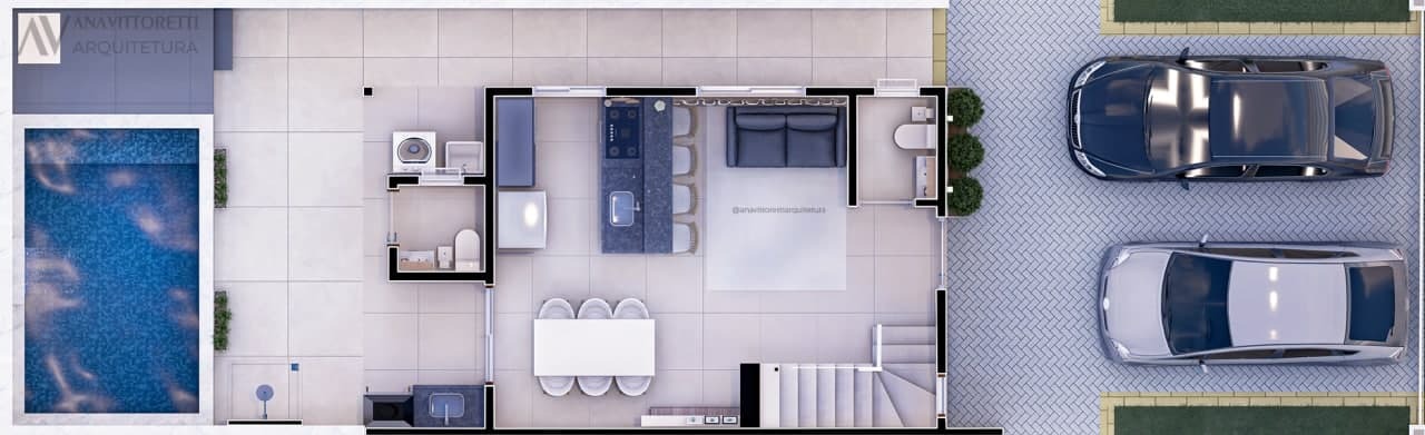 Casa, 2 quartos, 83 m² - Foto 2