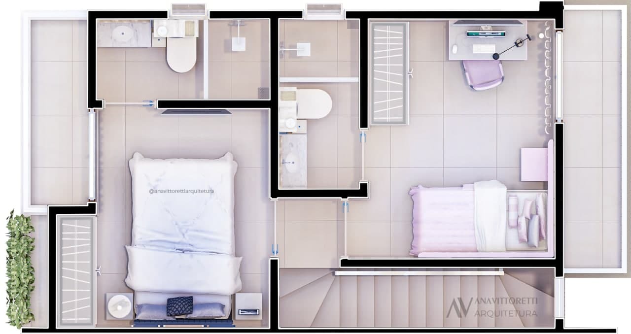 Casa, 2 quartos, 83 m² - Foto 3