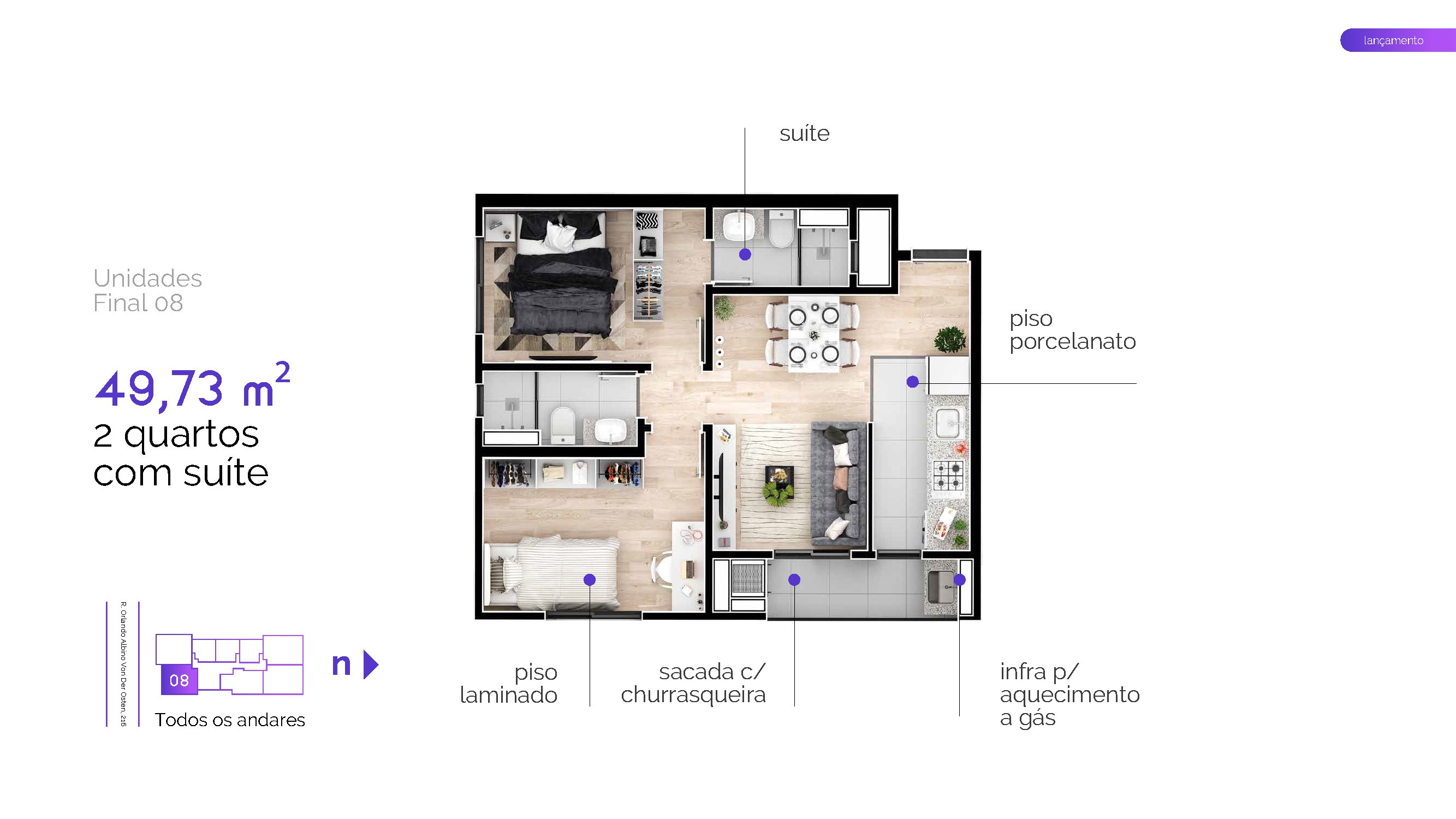 Apartamento, 2 quartos, 47 m² - Foto 3