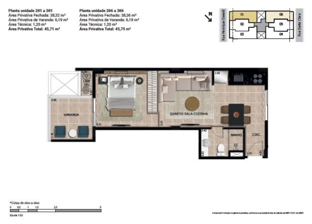 Cobertura à venda com 1 quarto, 87m² - Foto 9