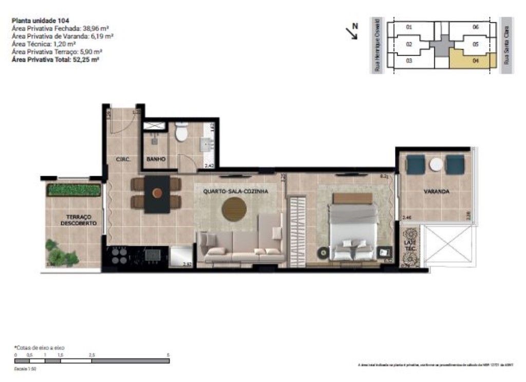 Cobertura à venda com 1 quarto, 87m² - Foto 15