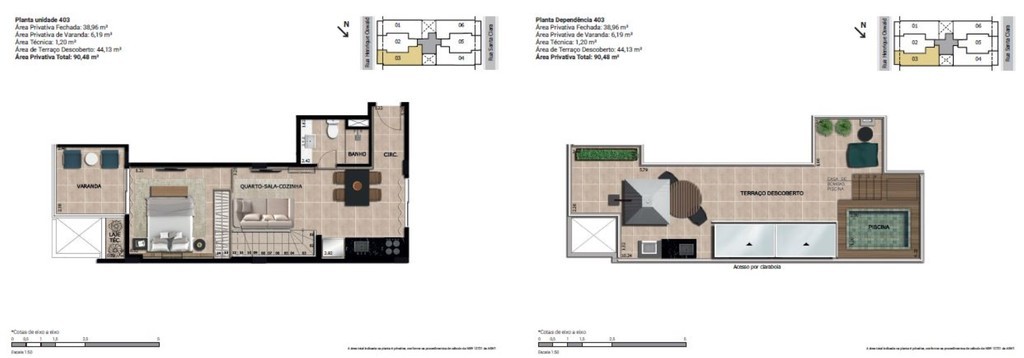 Cobertura à venda com 1 quarto, 87m² - Foto 19