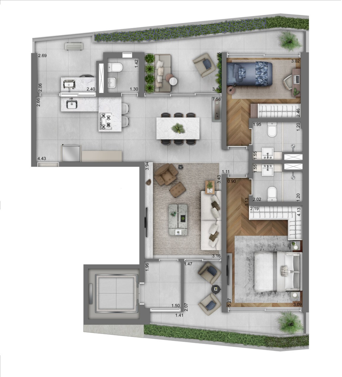 Apartamento, 1 quarto, 34 m² - Foto 26