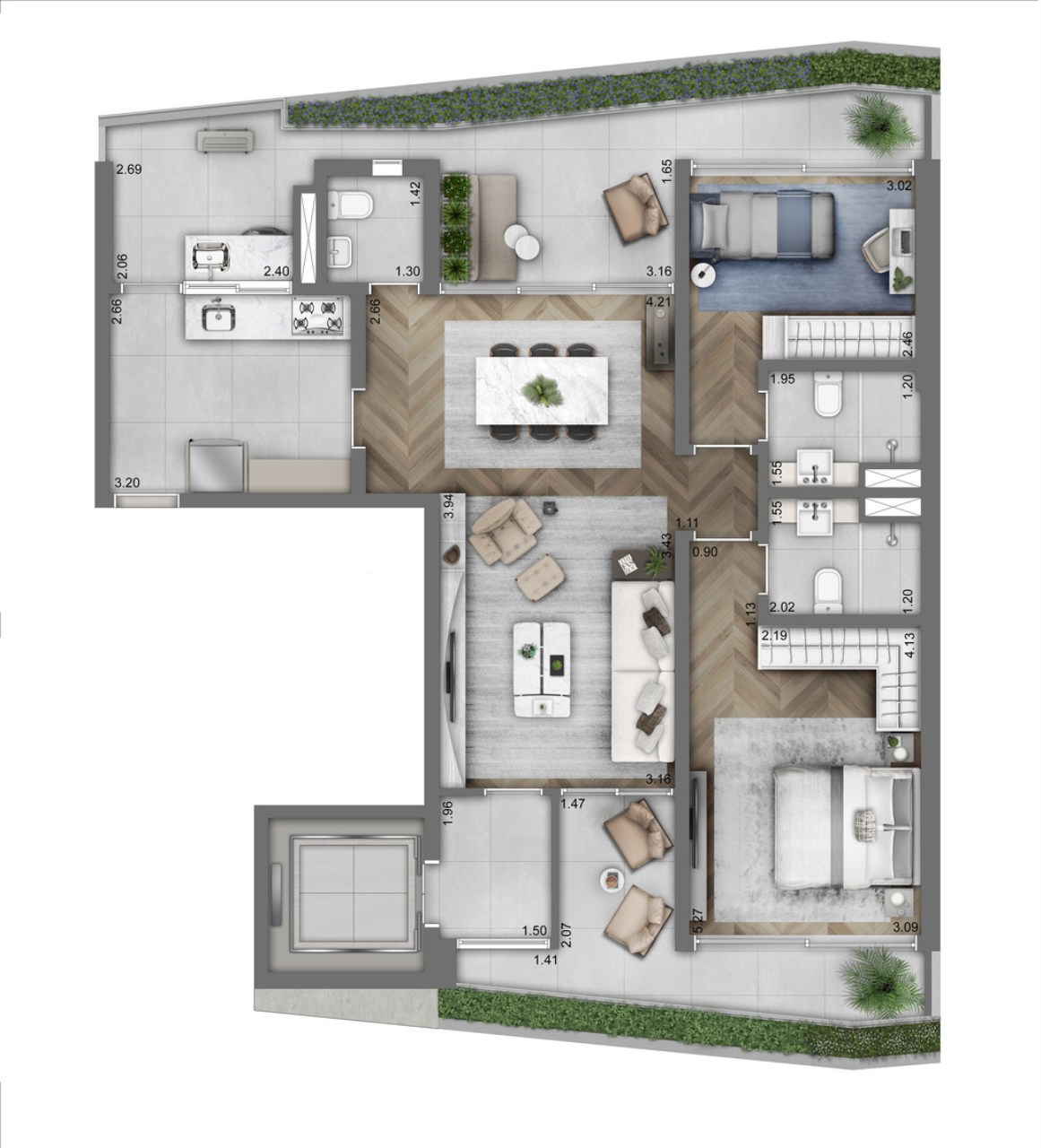Apartamento, 1 quarto, 34 m² - Foto 27