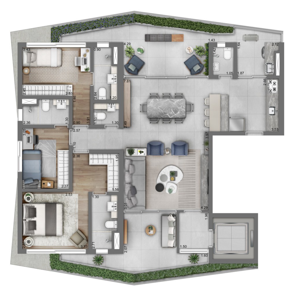 Apartamento, 1 quarto, 34 m² - Foto 28