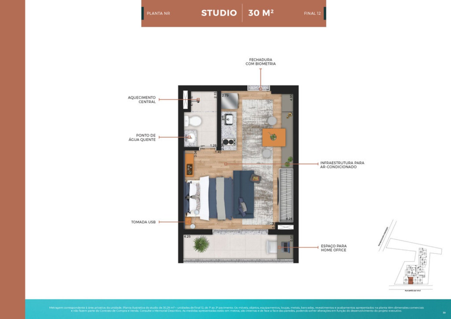 Apartamento, 1 quarto, 24 m² - Foto 24