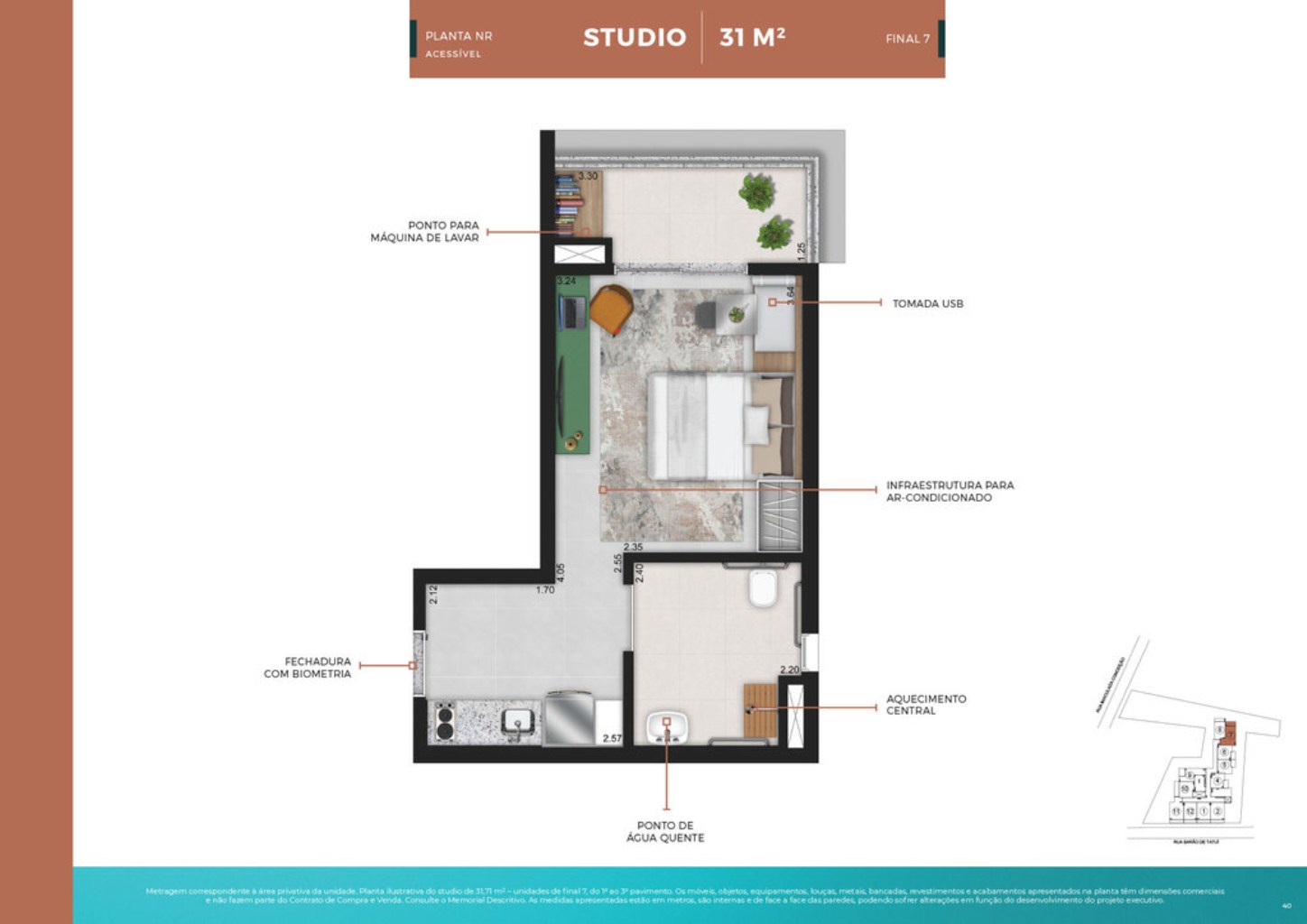 Apartamento, 1 quarto, 24 m² - Foto 25