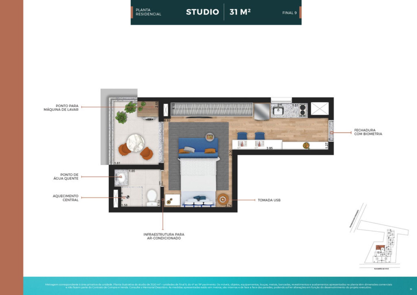 Apartamento, 1 quarto, 24 m² - Foto 26