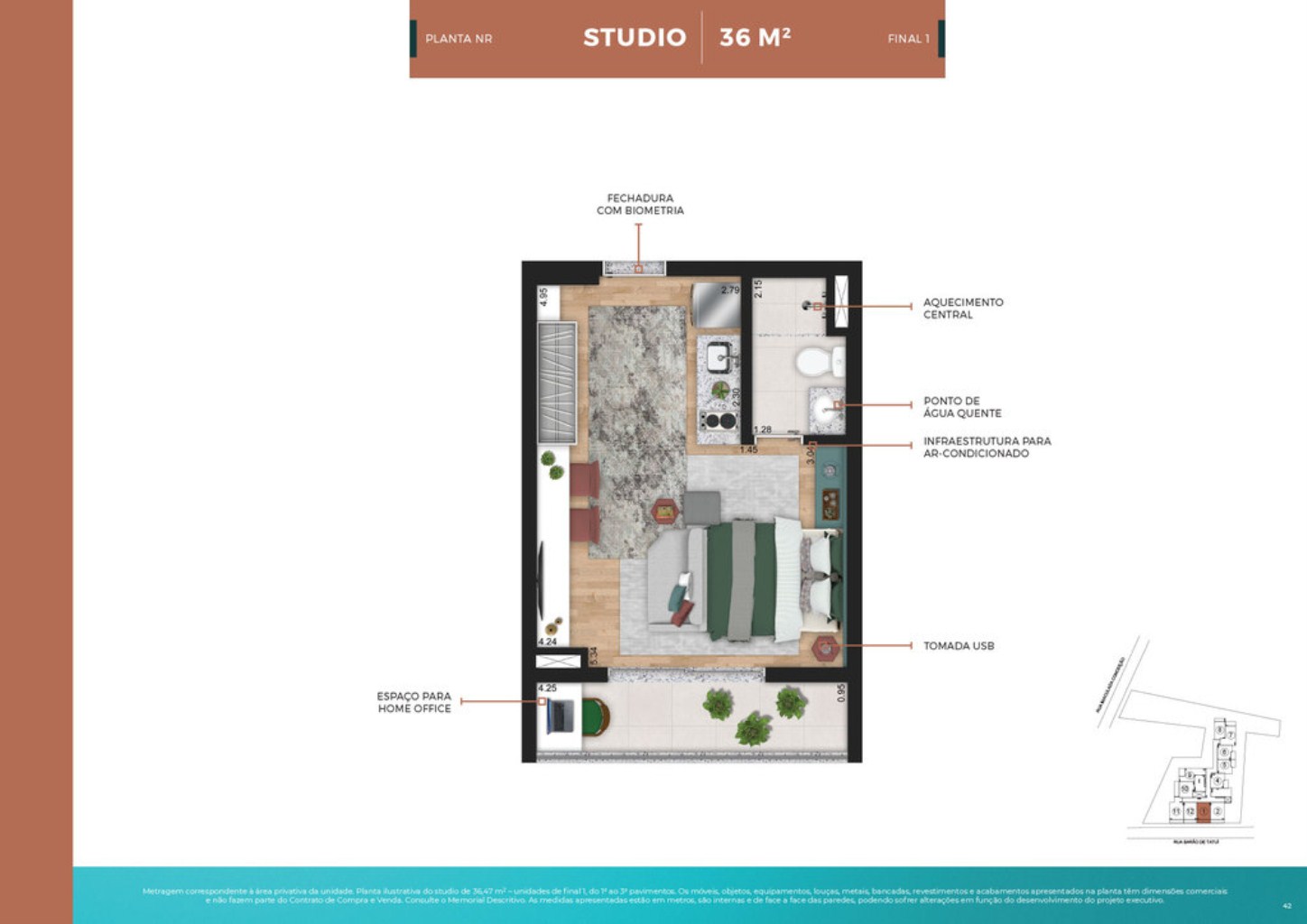 Apartamento, 1 quarto, 24 m² - Foto 29