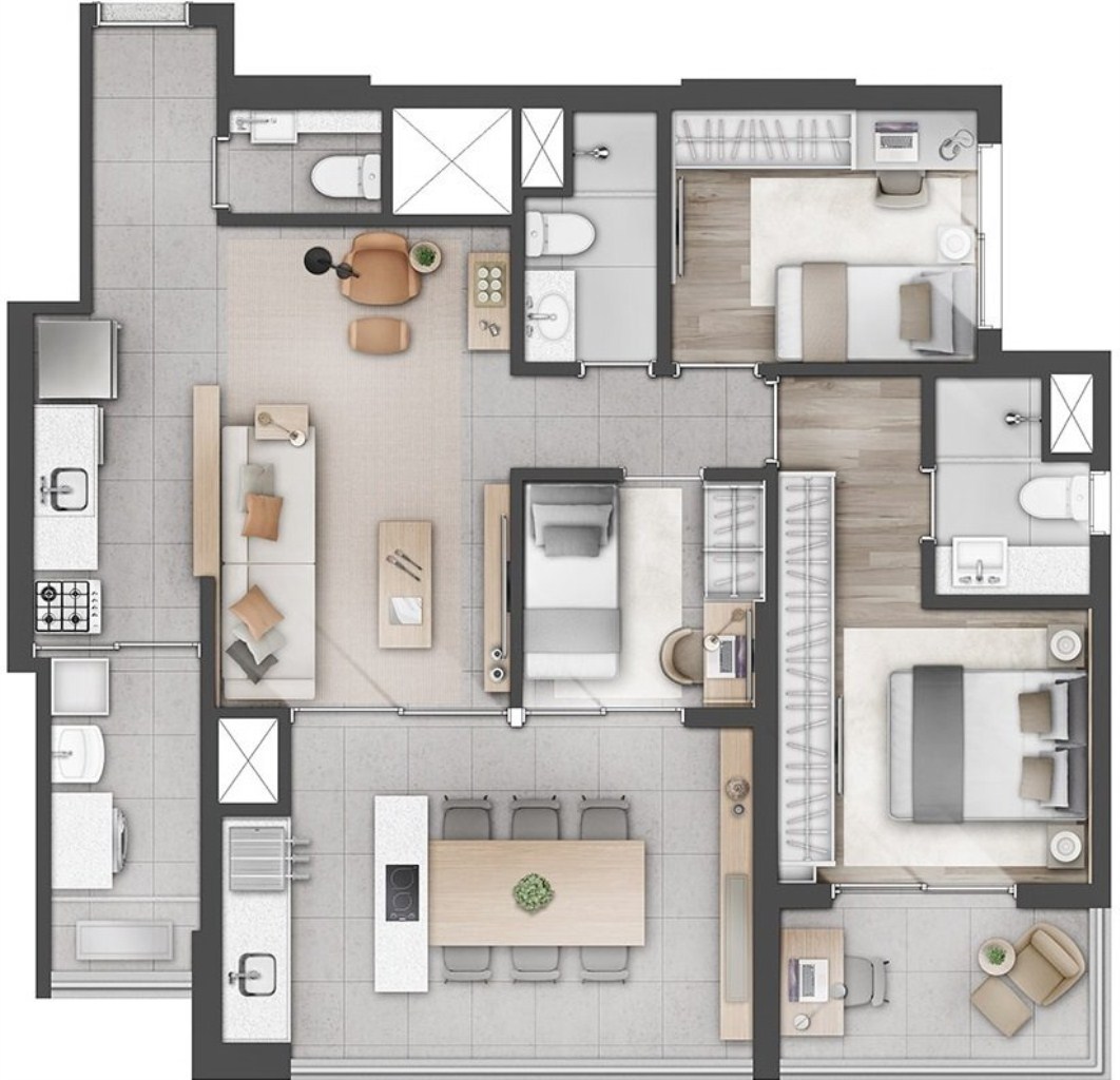 Apartamento, 3 quartos, 110 m² - Foto 27