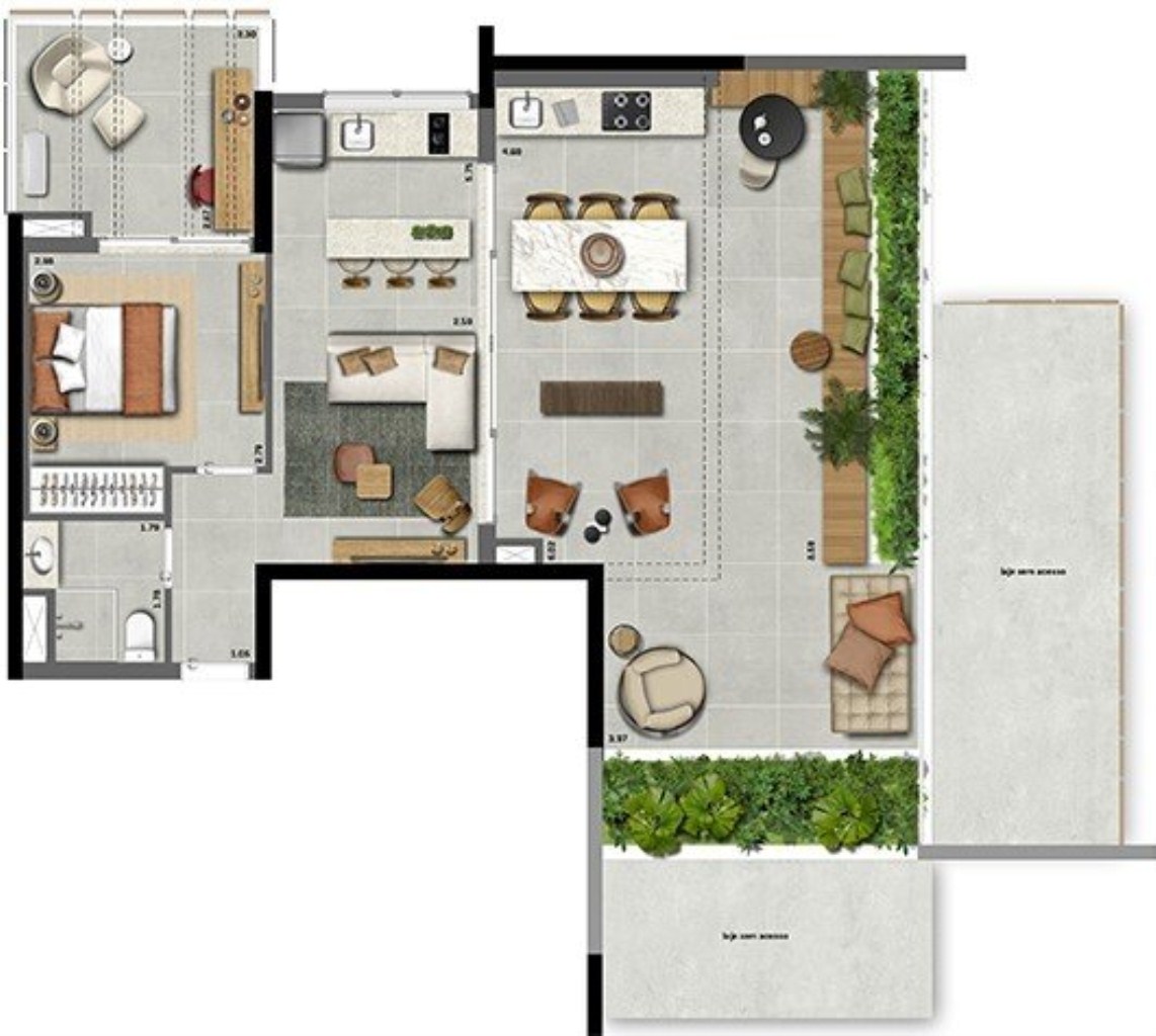Cobertura, 1 quarto, 97 m² - Foto 27