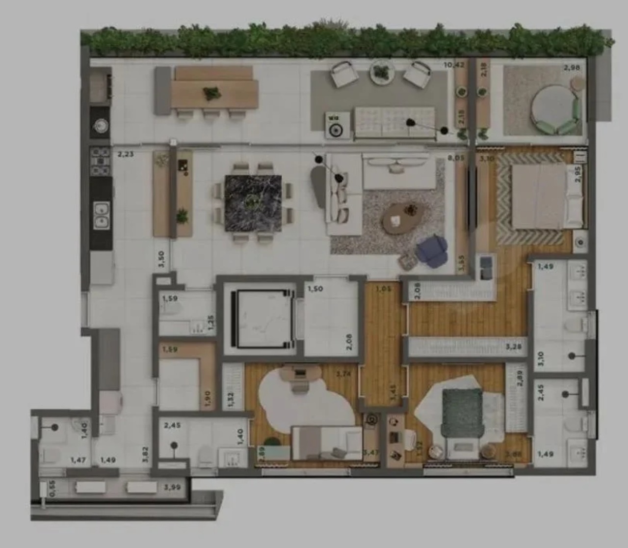 Apartamento, 3 quartos, 175 m² - Foto 8