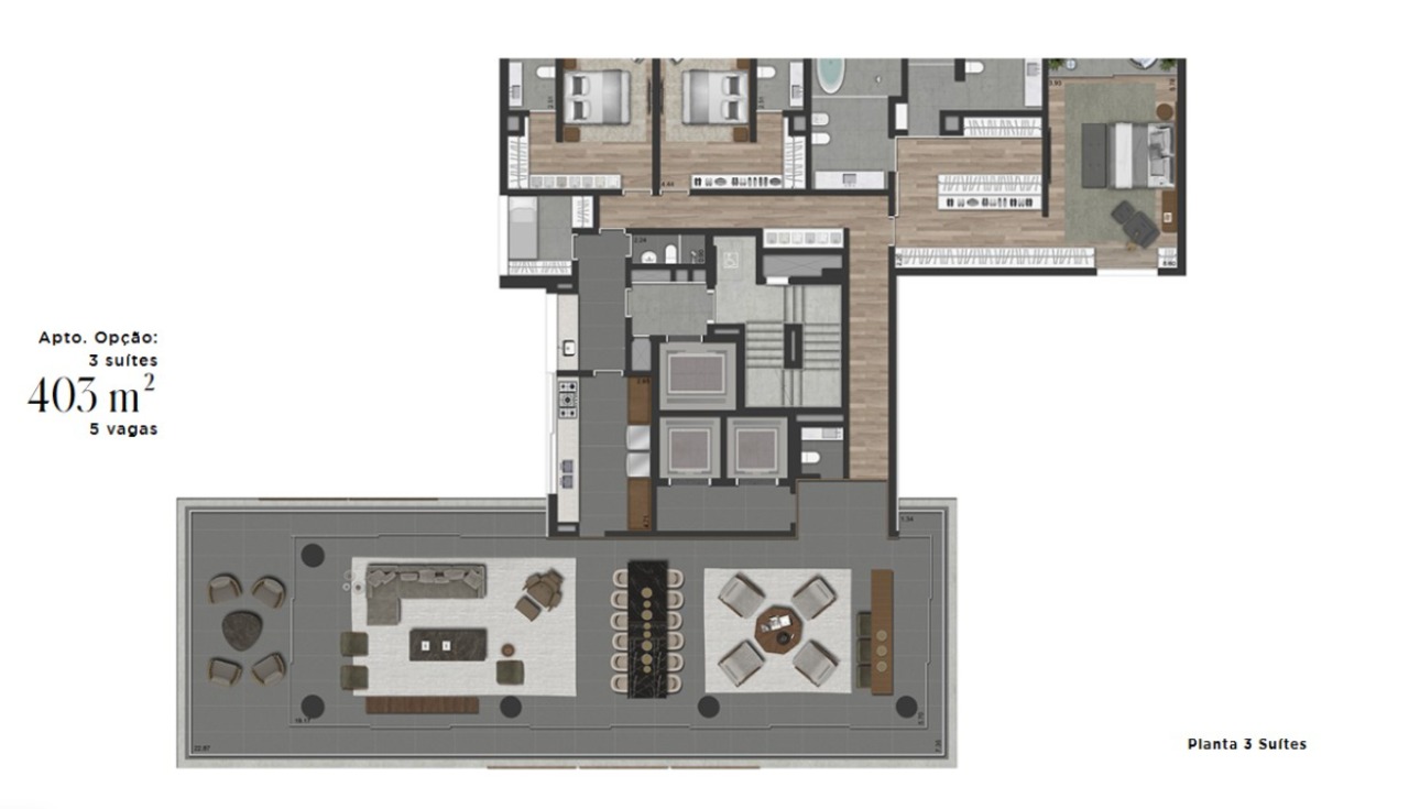 Apartamento, 3 quartos, 403 m² - Foto 16