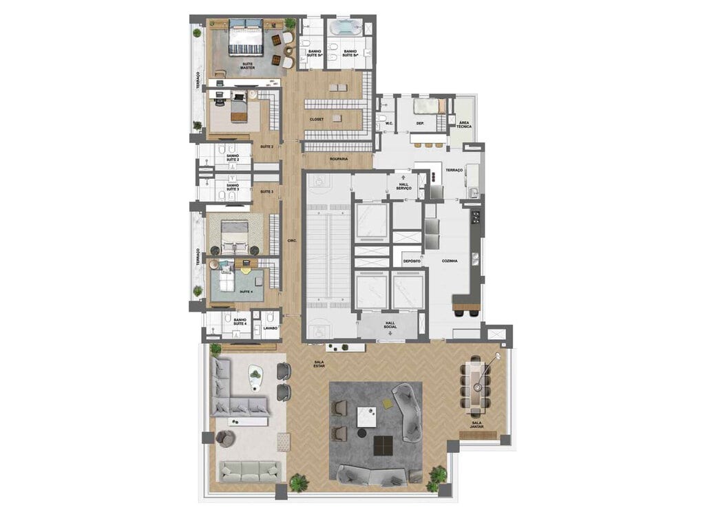 Apartamento, 4 quartos, 375 m² - Foto 16