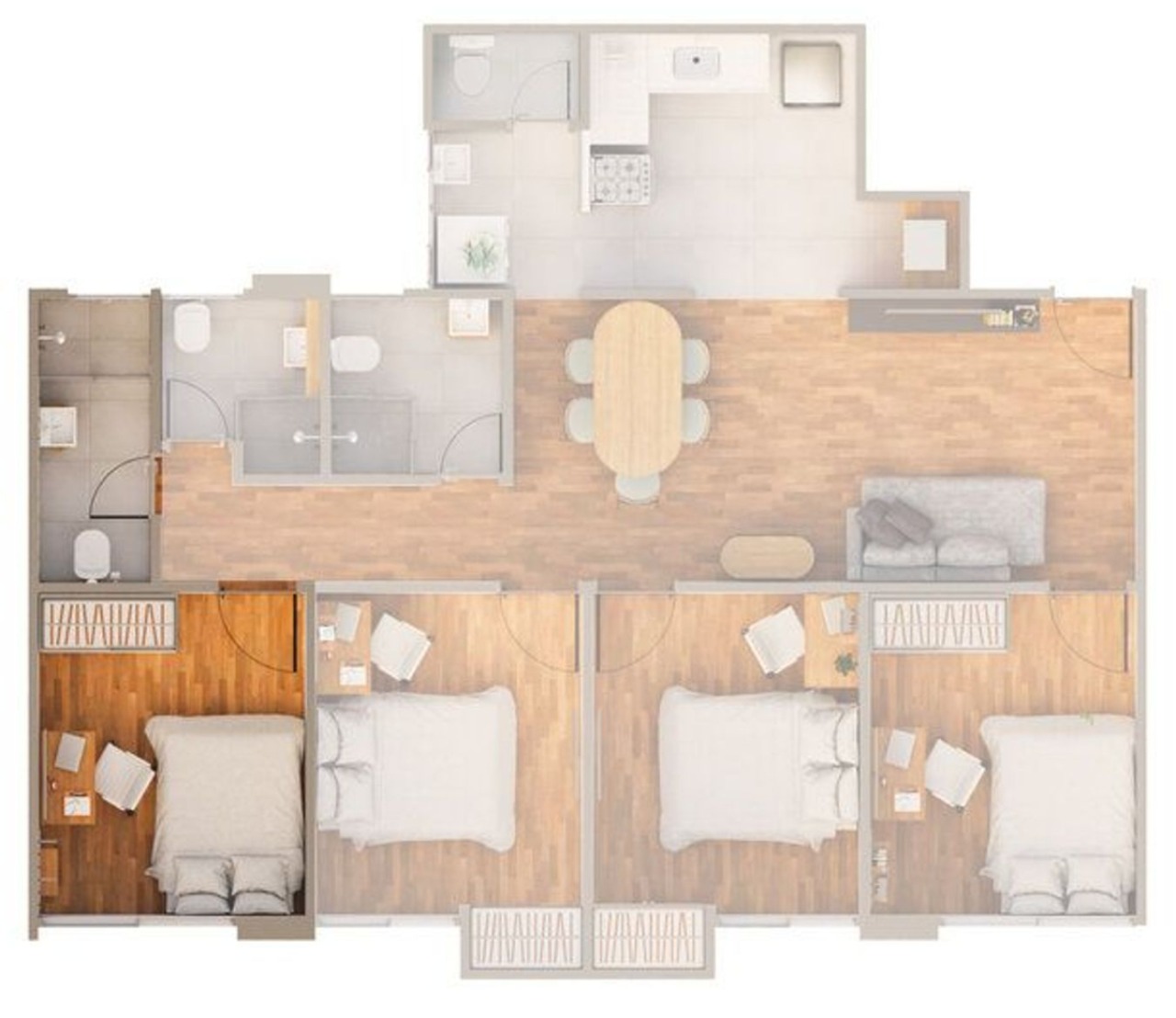 Apartamento, 4 quartos, 90 m² - Foto 25