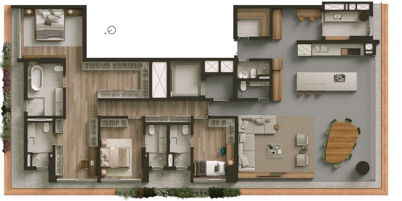 Apartamento, 4 quartos, 250 m² - Foto 16