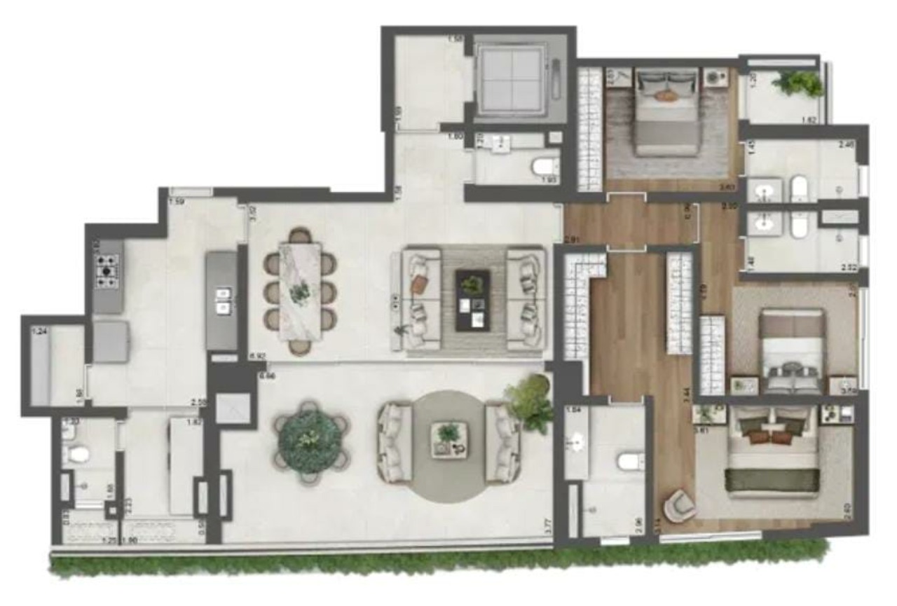 Apartamento, 3 quartos, 181 m² - Foto 5