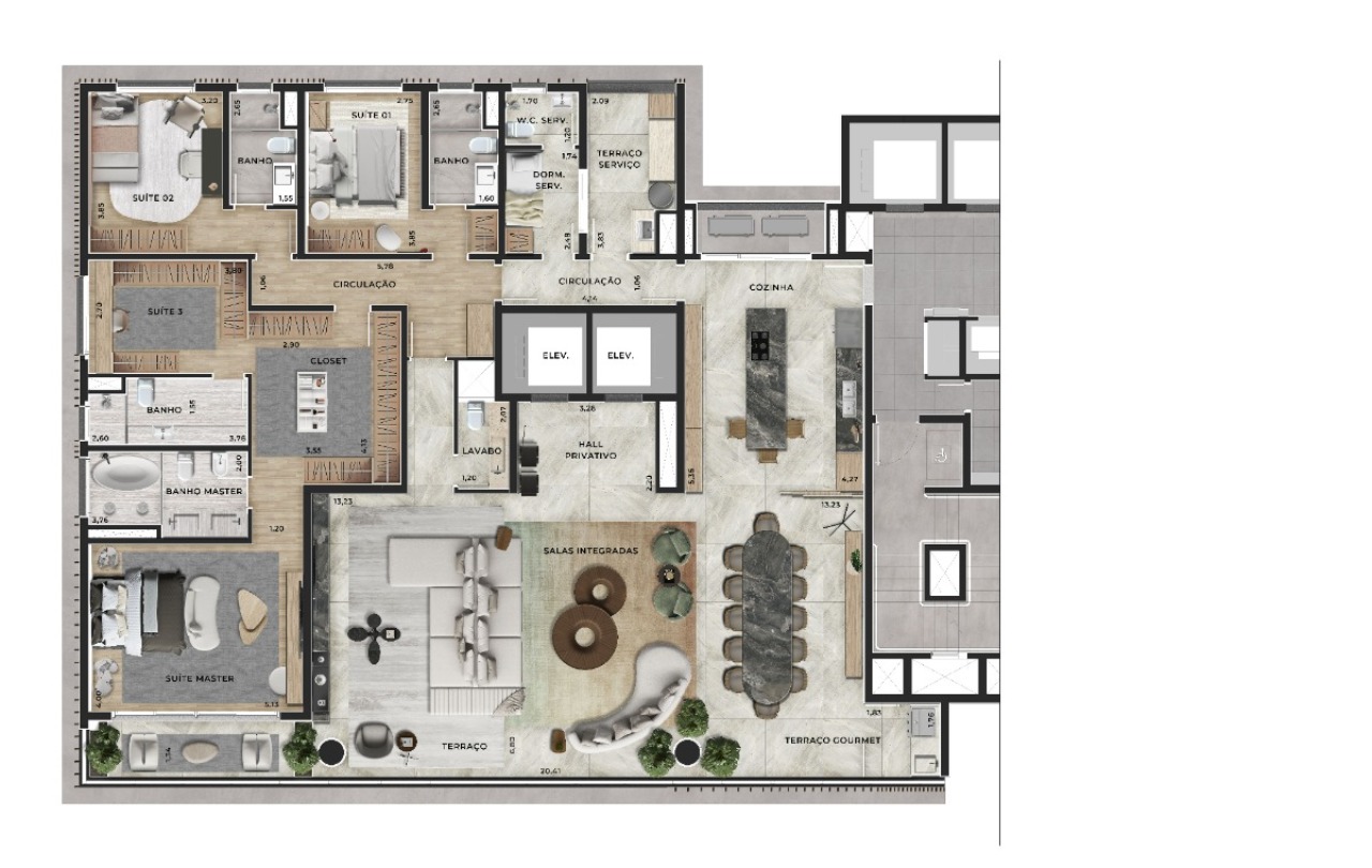 Apartamento, 4 quartos, 300 m² - Foto 11