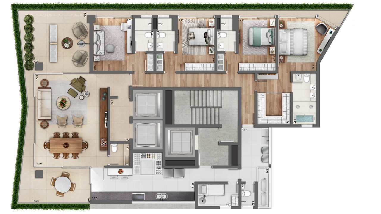 Apartamento, 3 quartos, 270 m² - Foto 13