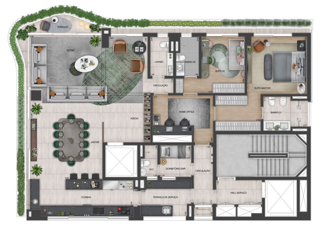 Apartamento, 3 quartos, 201 m² - Foto 24