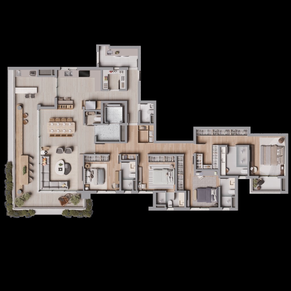 Apartamento, 4 quartos, 243 m² - Foto 25