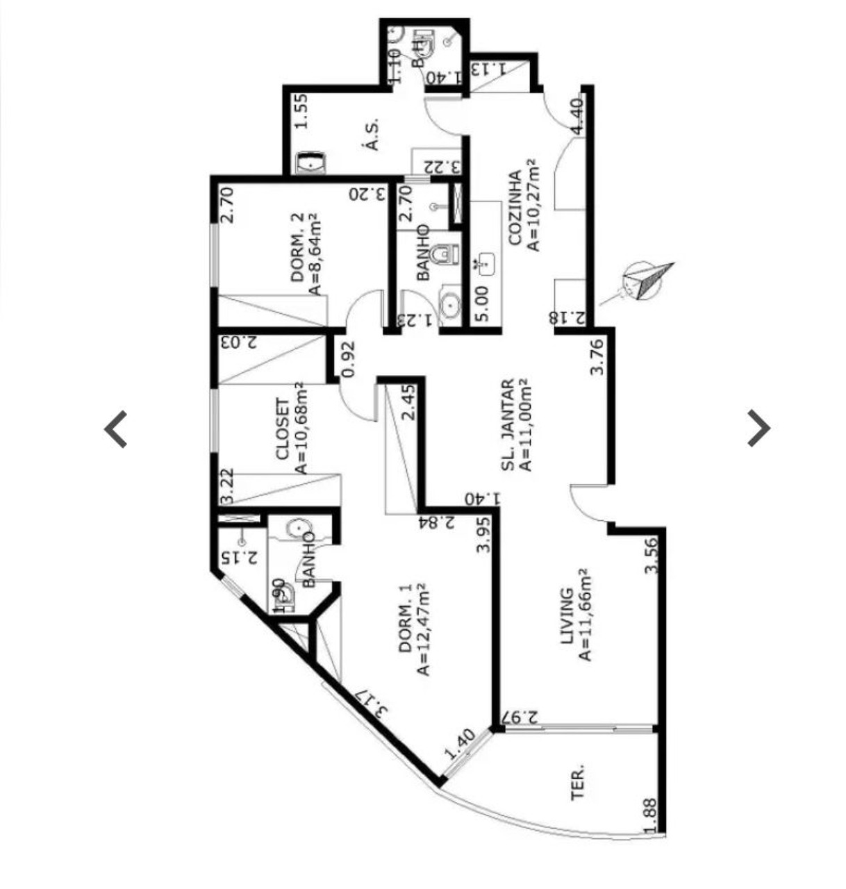 Apartamento, 3 quartos, 100 m² - Foto 4